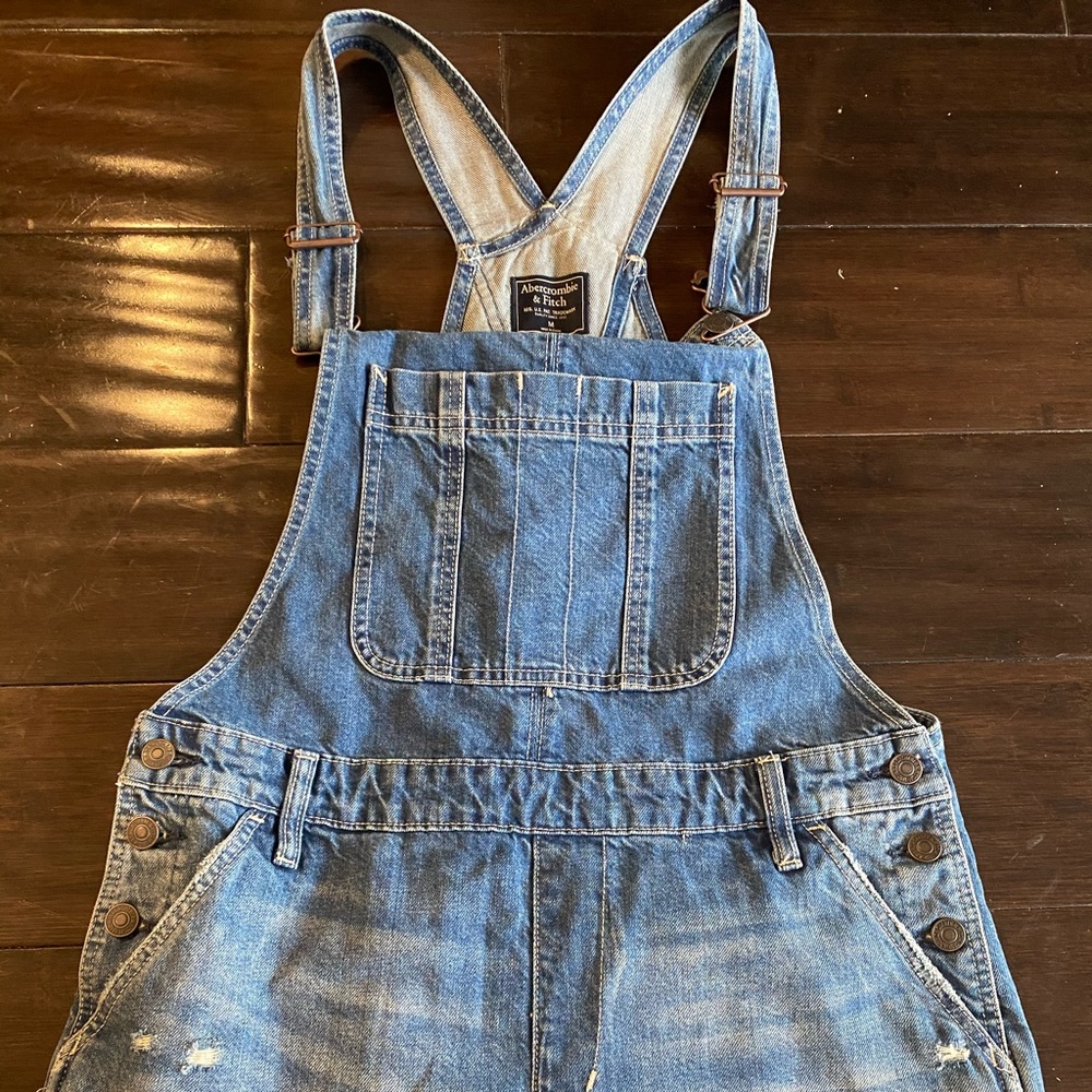 Jean Short Overalls